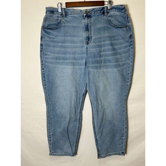 American Eagle Outfitters Denim - American Eagle Blue Jeans Stretch Women's Curvy Mom Jeans Size 20 Short